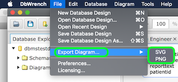 Diagram export
